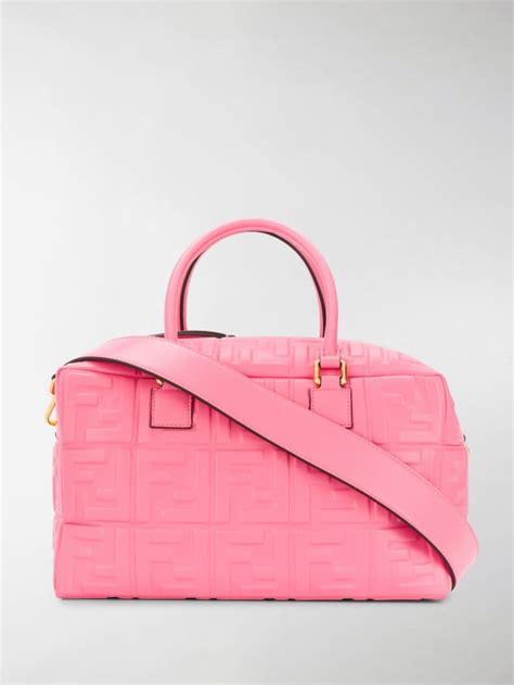 fendi pink letter y|Tote Bags .